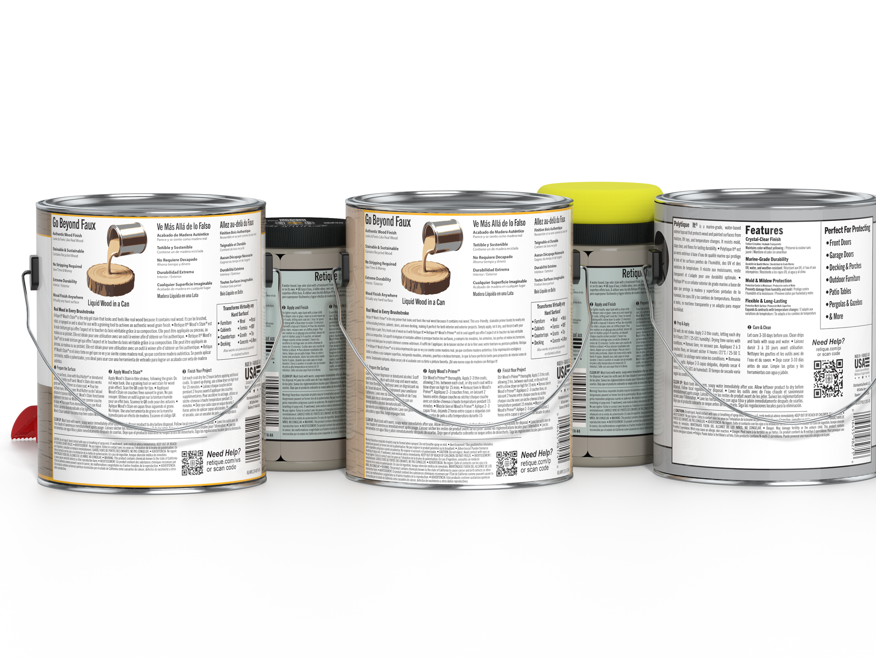 Multi-purpose Wood'n Kit (4x Lg) - Weathered Wood - Exterior Top Coat