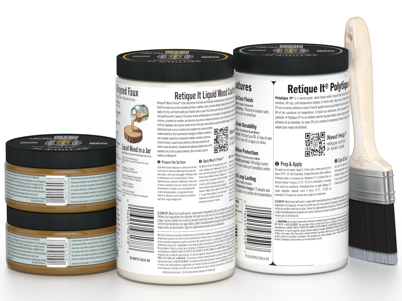 Multi-purpose Smooth Finish Kit (Large) - White Oak - Exterior Top Coat