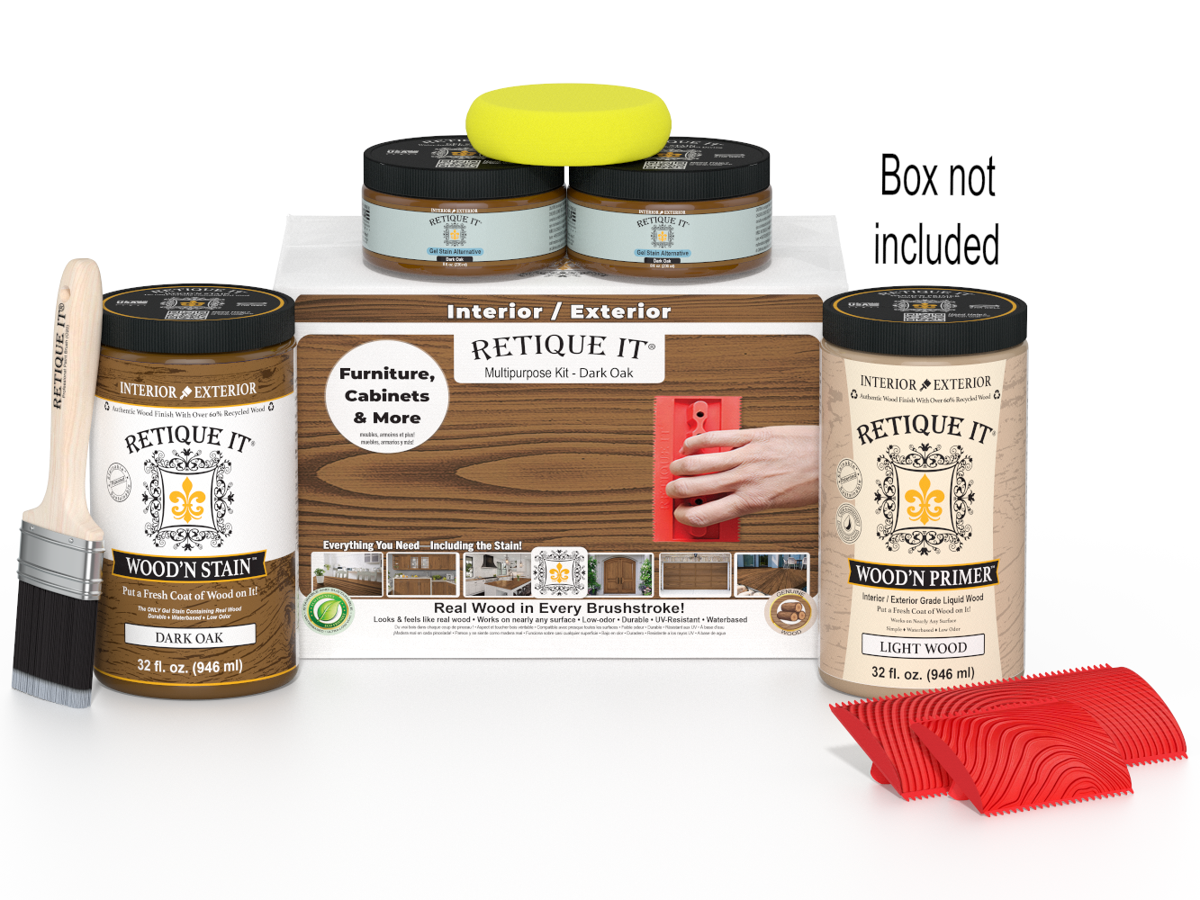 Multi-purpose Wood'n Kit (Large) - Dark Oak