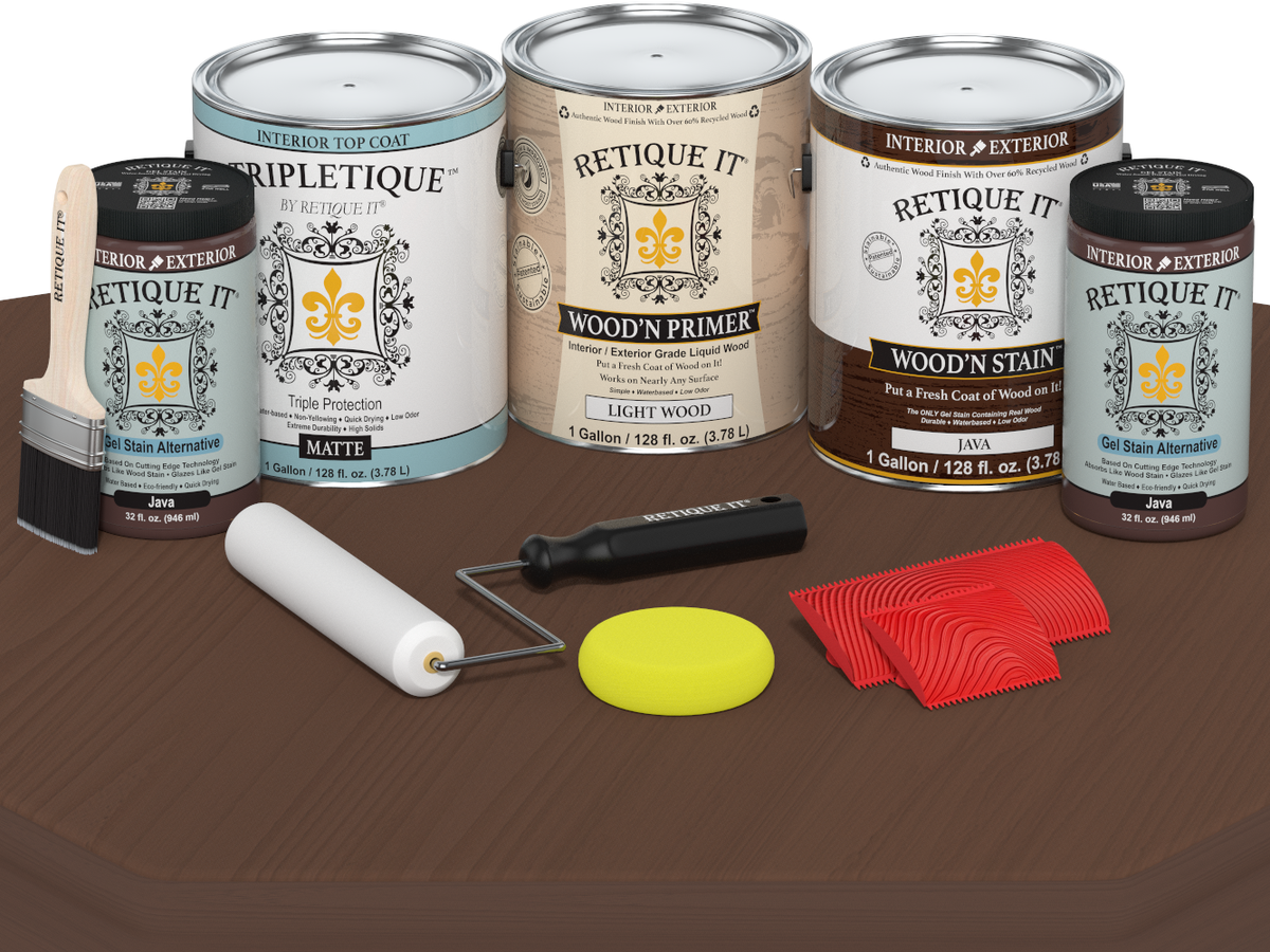 Multi-purpose Wood'n Kit (4x Lg) - Java - Interior Top Coat