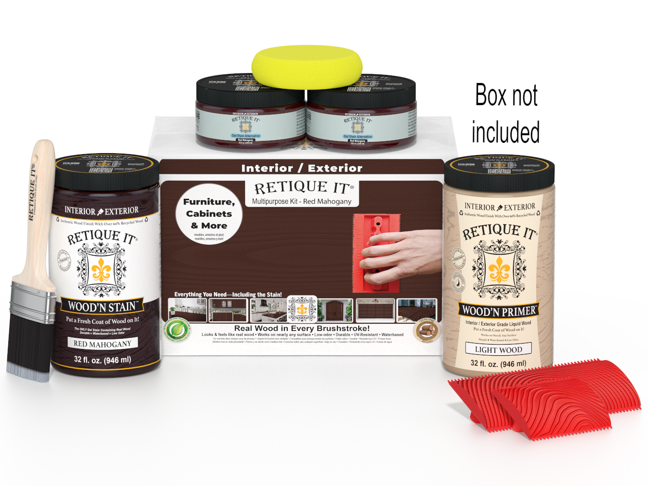 Multi-purpose Wood'n Kit (Large) - Red Mahogany