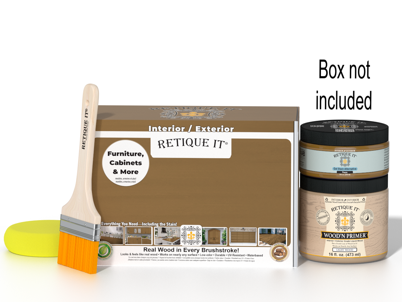 Multi-purpose Smooth Finish Kit (Med) - Pecan