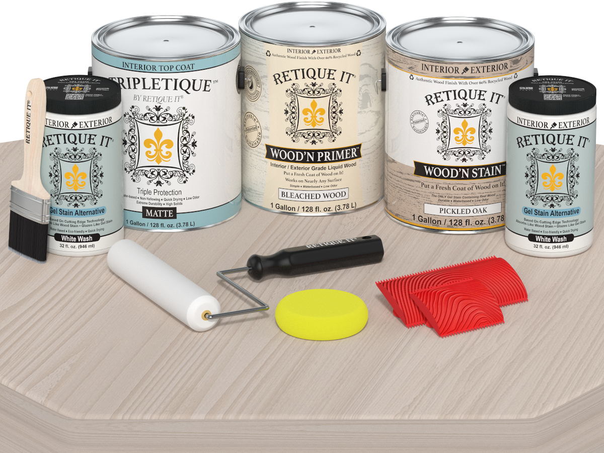 Multi-purpose Wood'n Kit (4x Lg) - Sun Bleached - Interior Top Coat