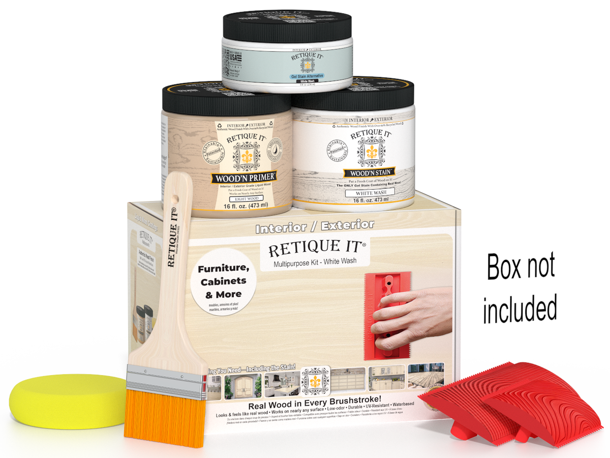 Multi-purpose Wood'n Kit (Med) - White Wash