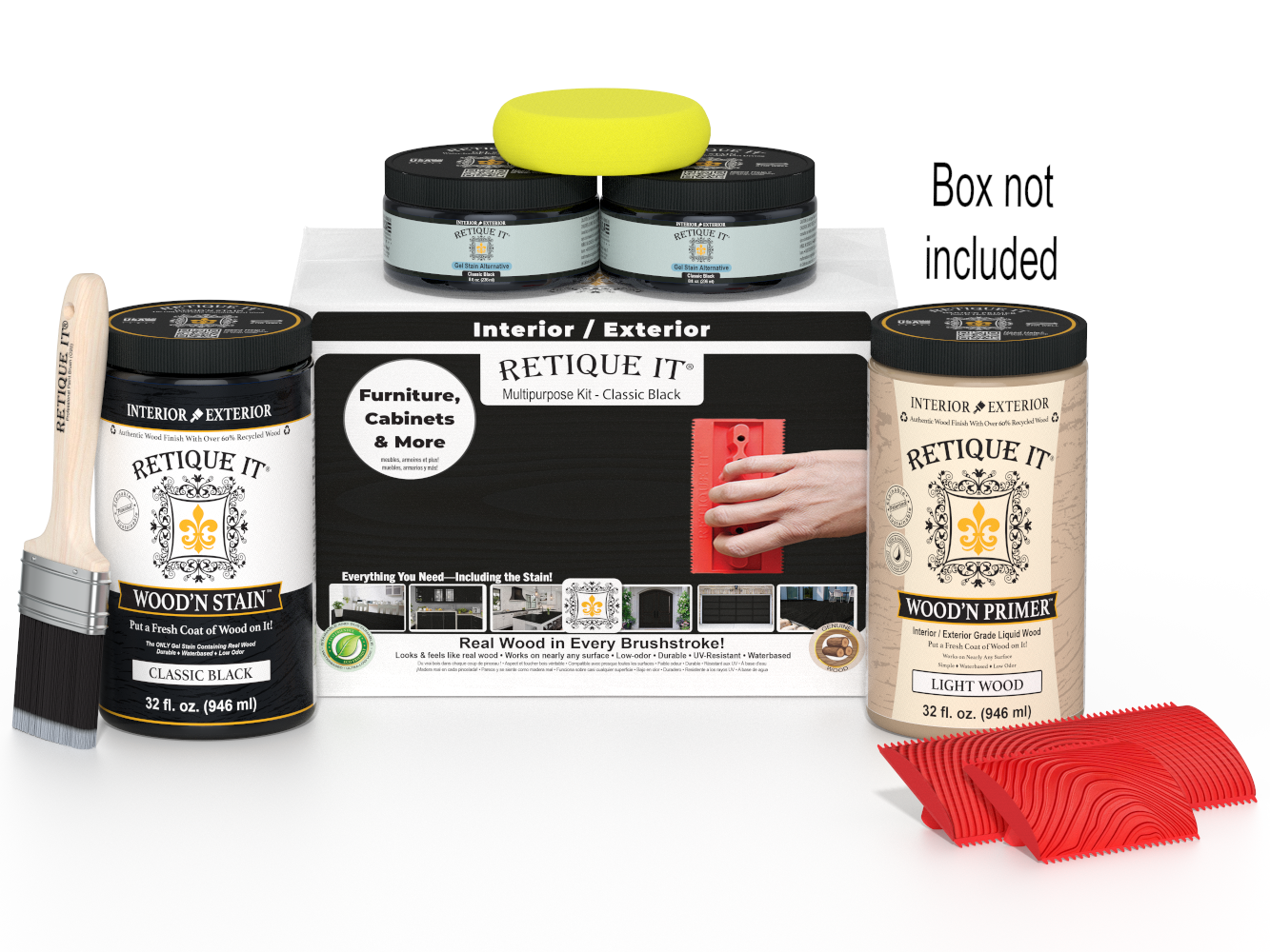 Multi-purpose Wood'n Kit (Large) - Classic Black