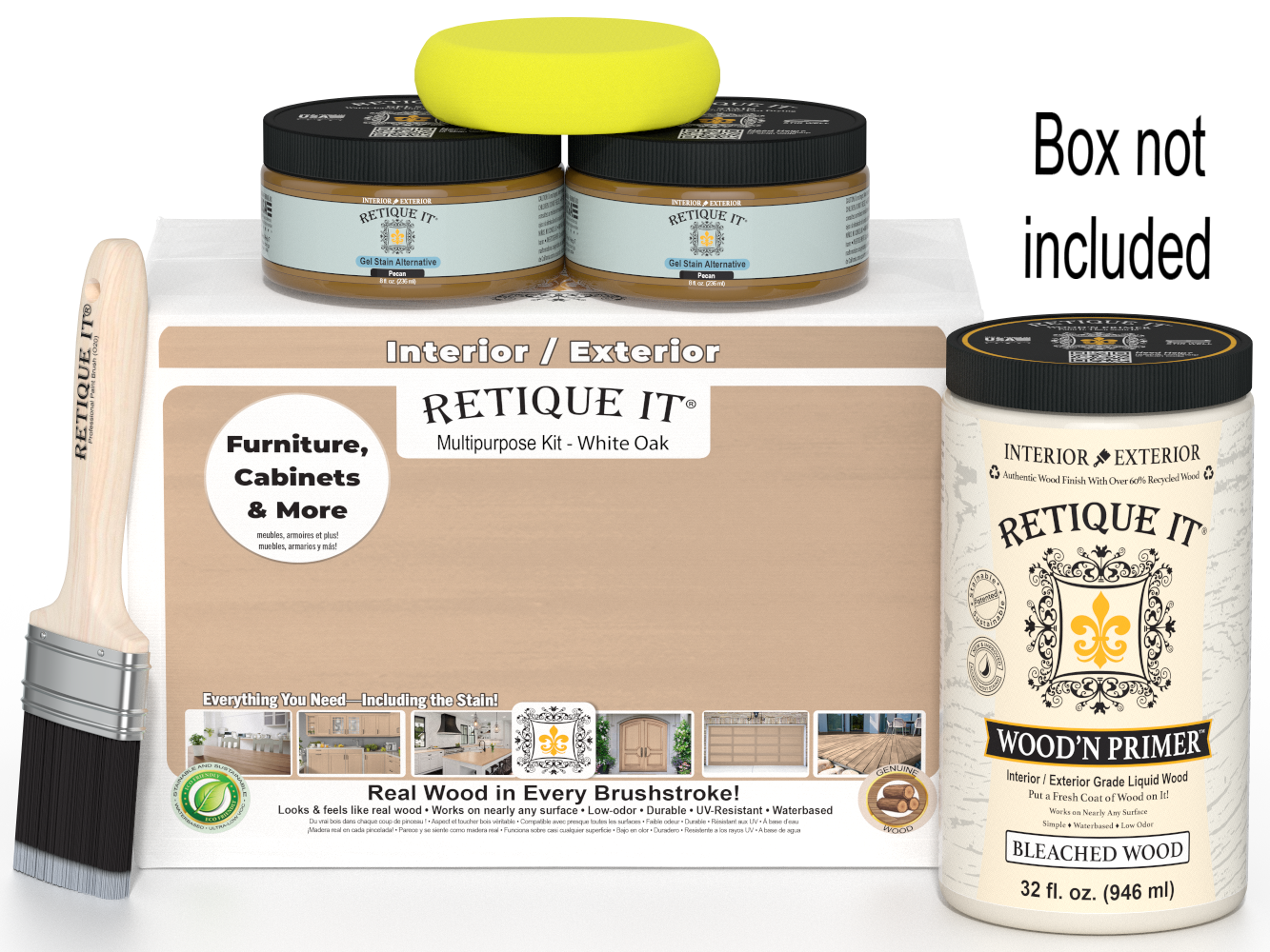 Multi-purpose Smooth Finish Kit (Large) - White Oak