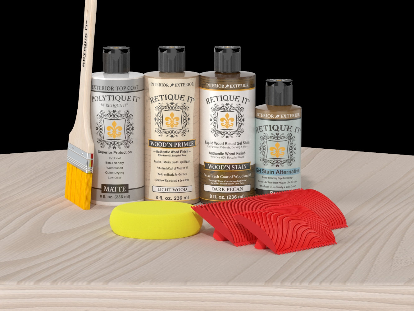 Multi-purpose Wood'n Kit - Dark Pecan - Exterior Top Coat