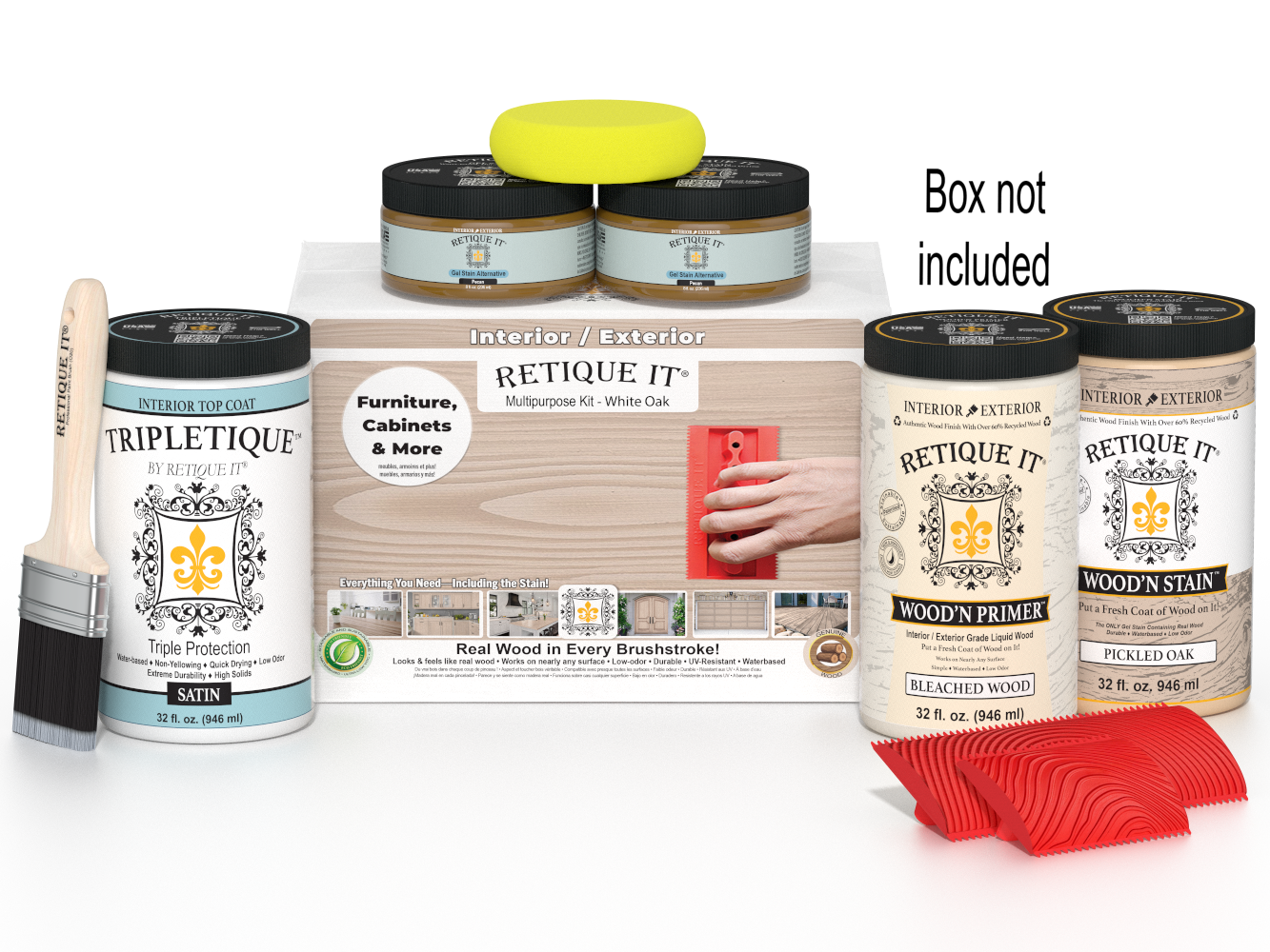 Multi-purpose Wood'n Kit (Large) - White Oak - Interior Top Coat