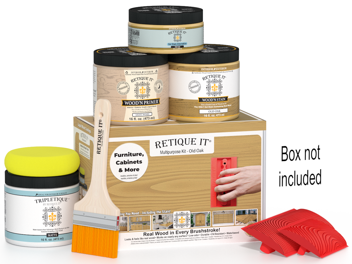 Multi-purpose Wood'n Kit (Med) - Old Oak - Interior Top Coat