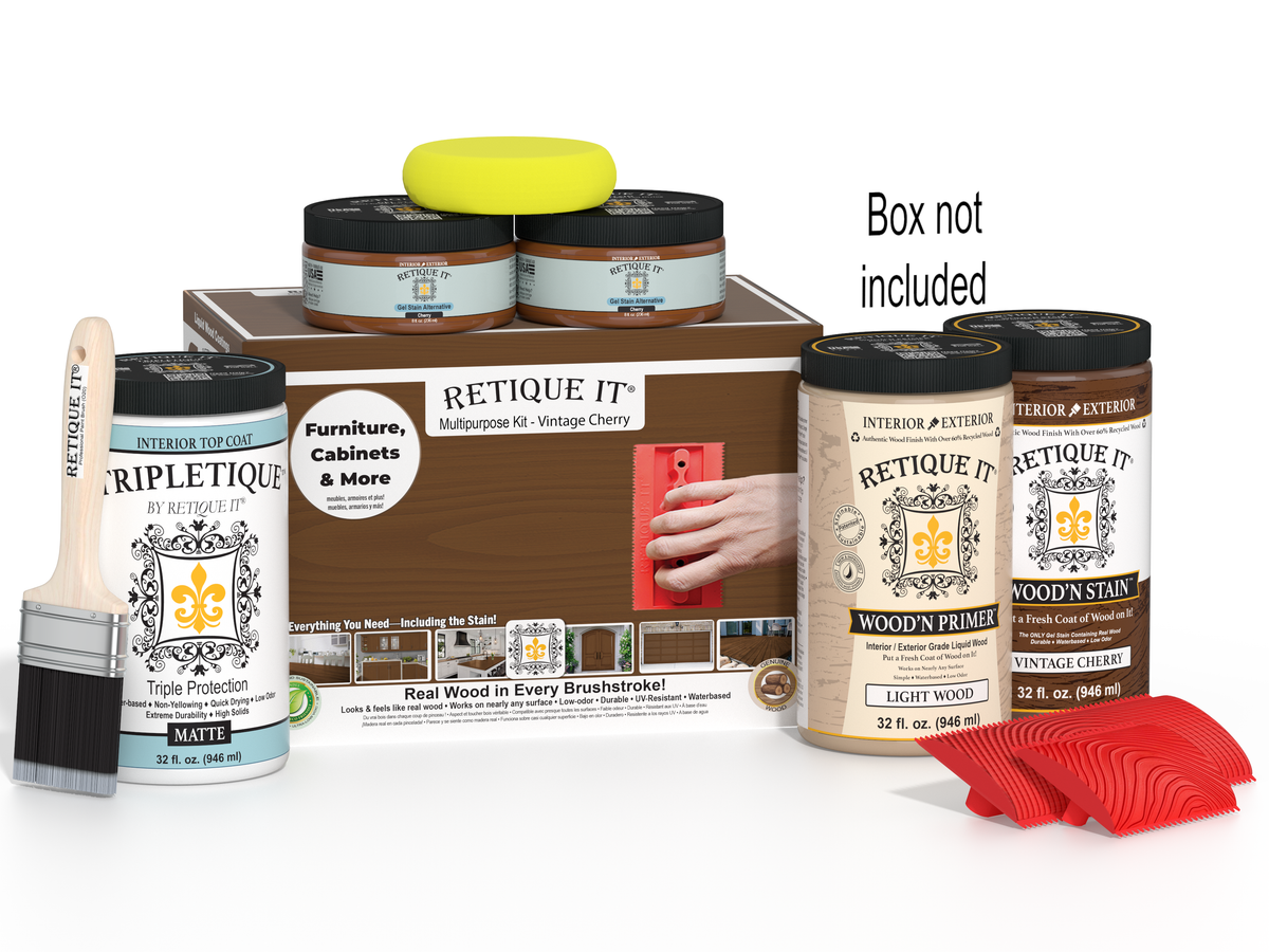 Multi-purpose Wood'n Kit (Large) - Vintage Cherry - Interior Top Coat
