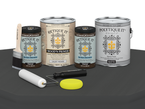 Multi-purpose Smooth Wood'n Finish Kit (4x Lg) - Charcoal - Exterior Top Coat