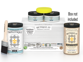 Multi-purpose Smooth Finish Kit (Large) - White Wash - Interior Top Coat