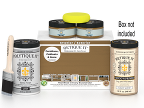 Multi-purpose Smooth Finish Kit (Large) - Pecan - Exterior Top Coat