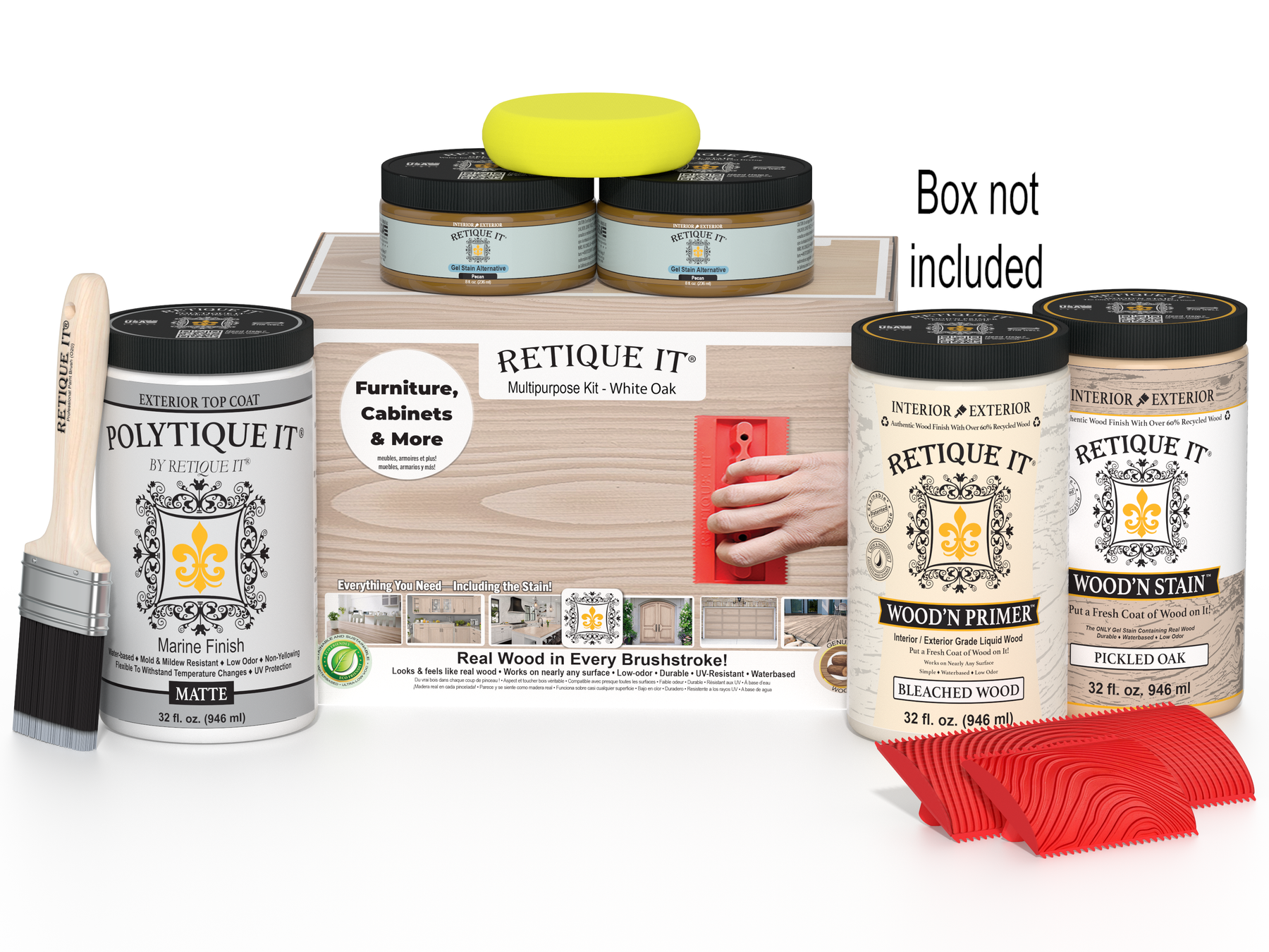Multi-purpose Wood'n Kit (Large) - Dark Oak - Exterior Top Coat