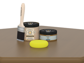 Retique It® Multi-purpose Smooth Finish Kit in Pecan, a wood finish kit for a sleek, smooth wood surface in medium tone.