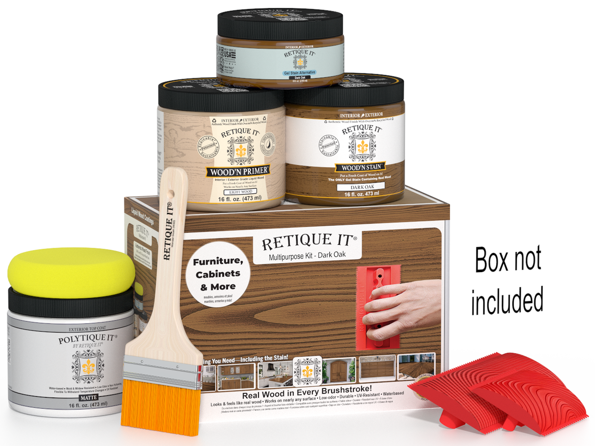 Multi-purpose Wood'n Kit (Med) - Dark Oak - Exterior Top Coat