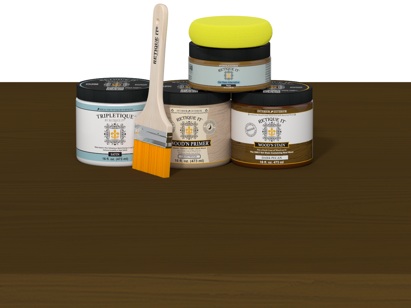 Multi-purpose Wood'n Kit (Med) - Dark Pecan - Interior Top Coat