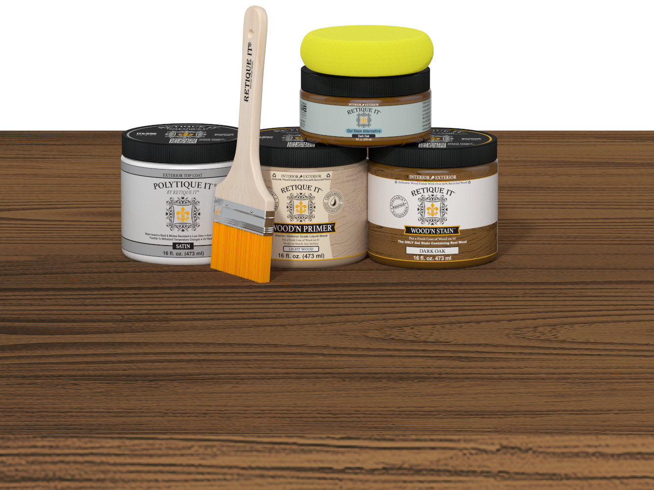 Multi-purpose Wood'n Kit (Med) - Dark Oak - Exterior Top Coat