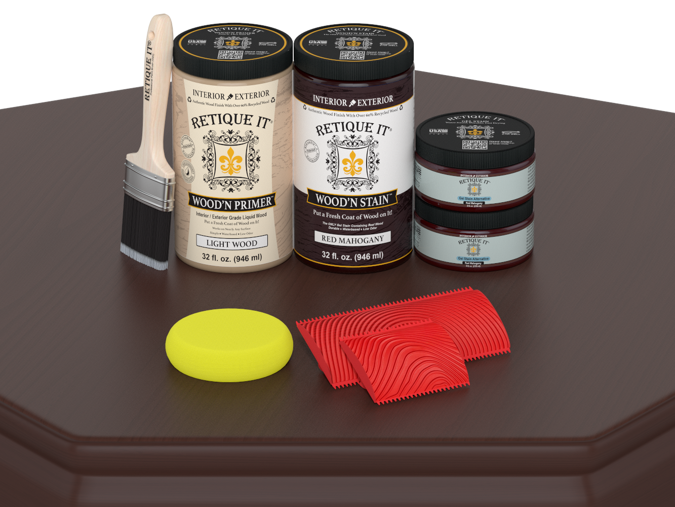 Multi-purpose Wood'n Kit (Large) - Red Mahogany