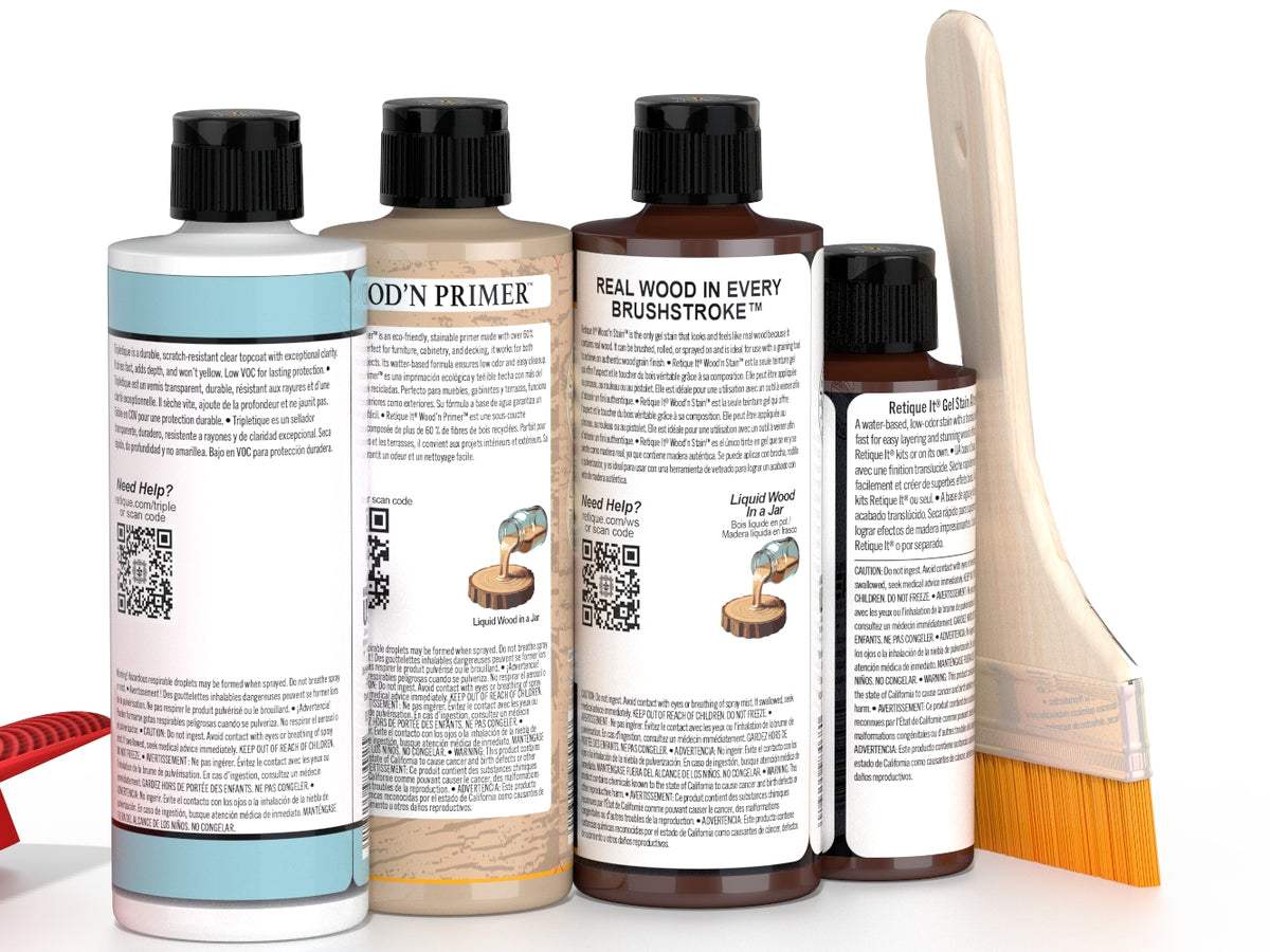 Tabletop Wood'n Finish Kit - Red Mahogany