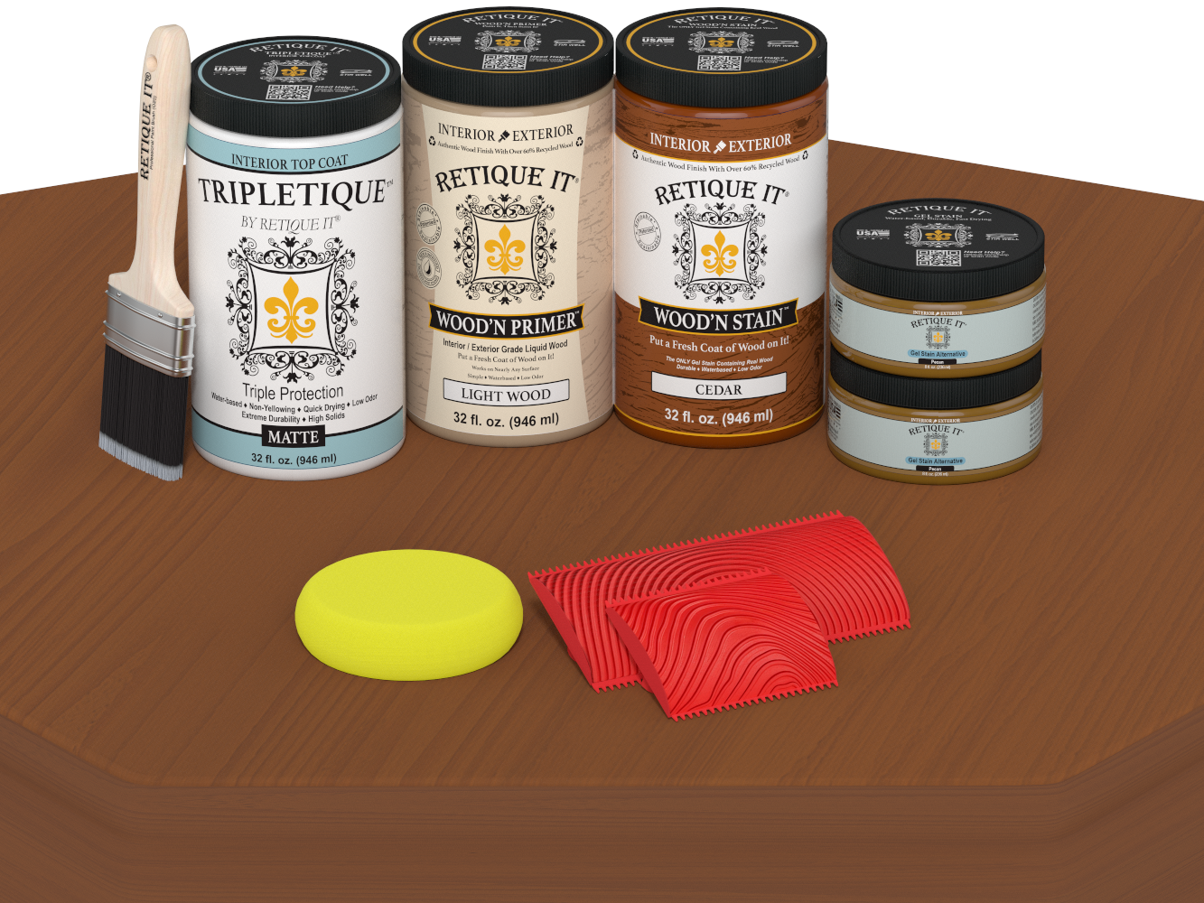 Multi-purpose Wood'n Kit (Large) - Cedar - Interior Top Coat
