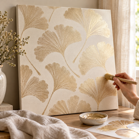 DecoArt Americana Decor Metallics Champagne Gold paint bottle in a warm metallic gold finish