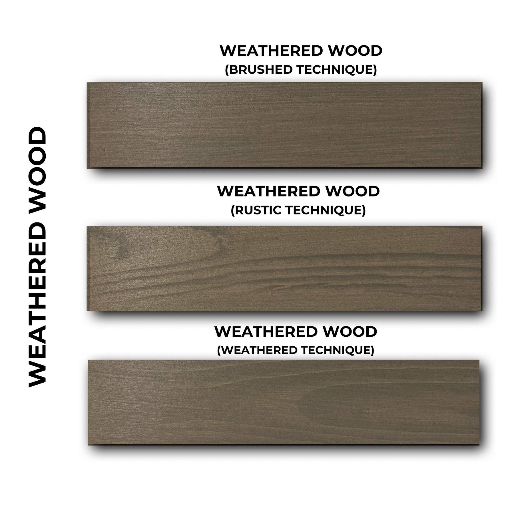 Retique It® Multi-purpose Smooth Finish Kit in Weathered Wood with fan deck blades for wood finishing projects.