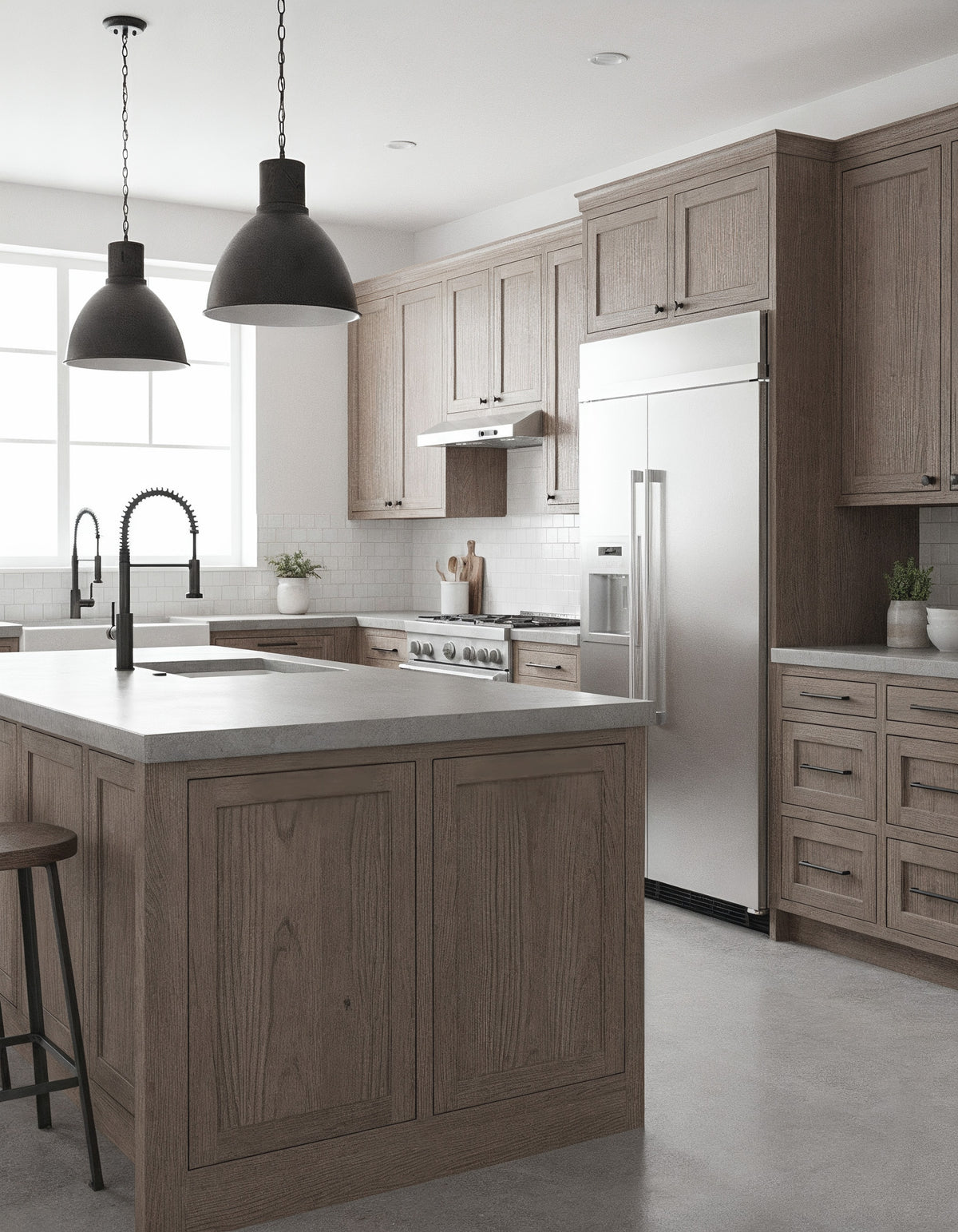 Large Weathered Wood Multi-purpose Wood'n Kit by Retique It® for interior top coating, showing rustic weathered wood finish.