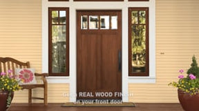 Wood'n Finish Front Door Kit - Walnut