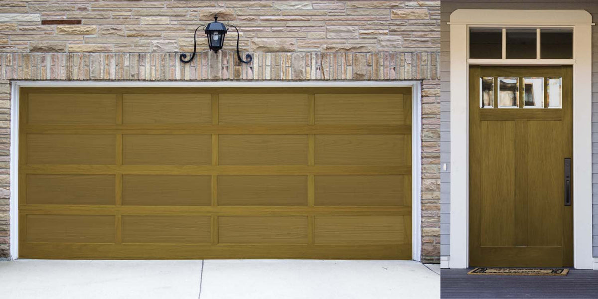 Wood'n Door Smooth Finish Kit (Front & Garage Door) - Old Oak