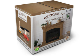 Fireplace Wood'n Kit (Full Fireplace) - Dark Oak