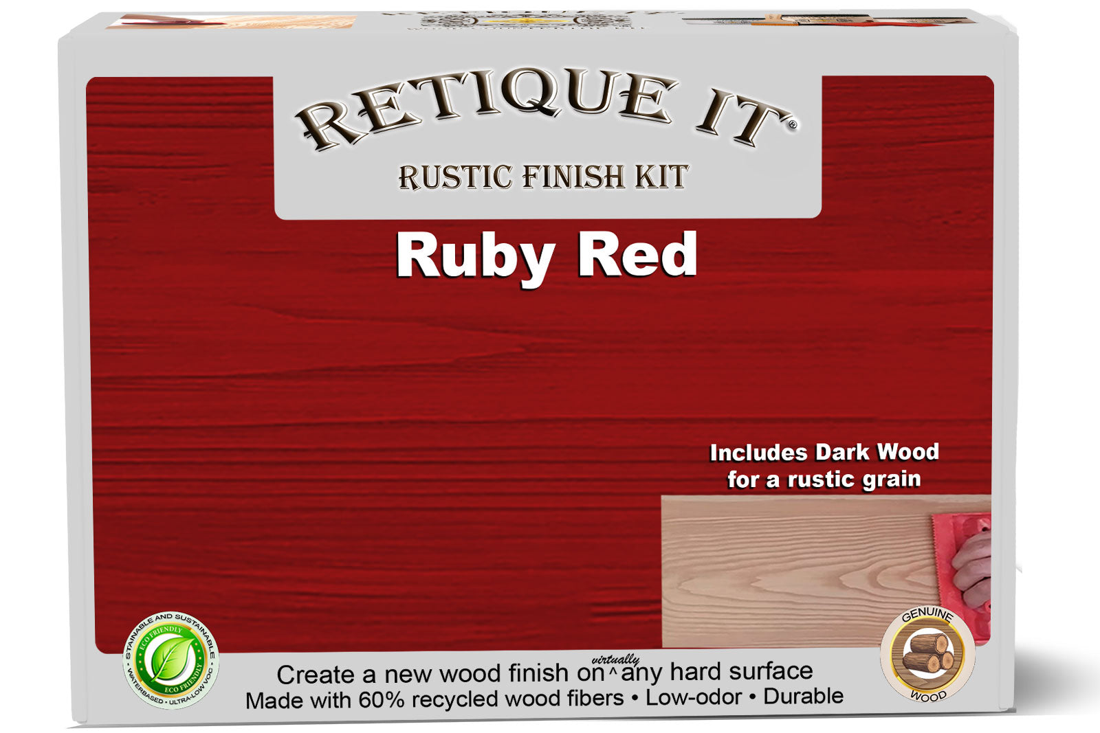 Rustic Finish Kit - Ruby Red