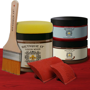 Rustic Finish Kit - Ruby Red