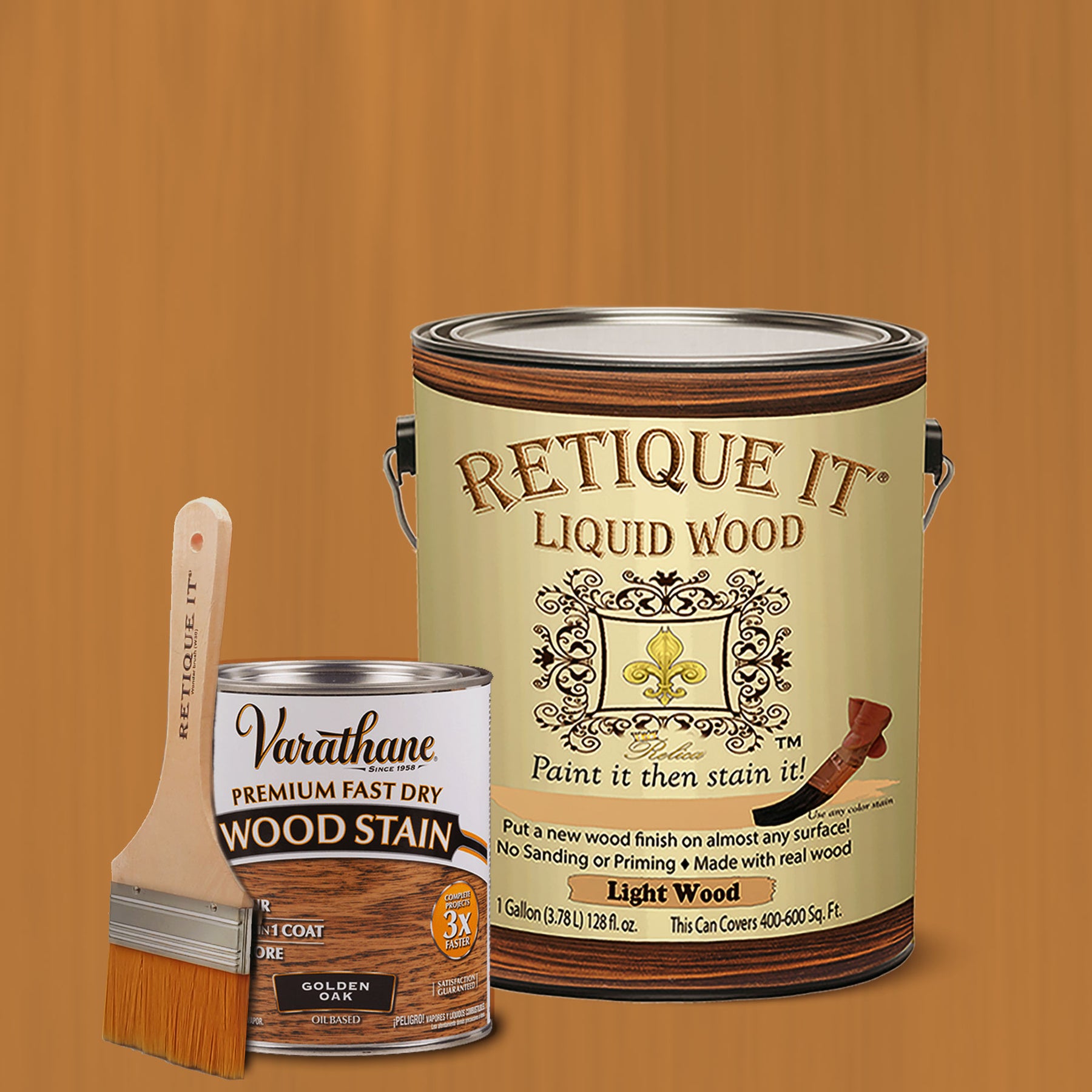 Retique It Liquid Wood, 8oz, 1. Light, Men's, Size: 8 fl oz, Other