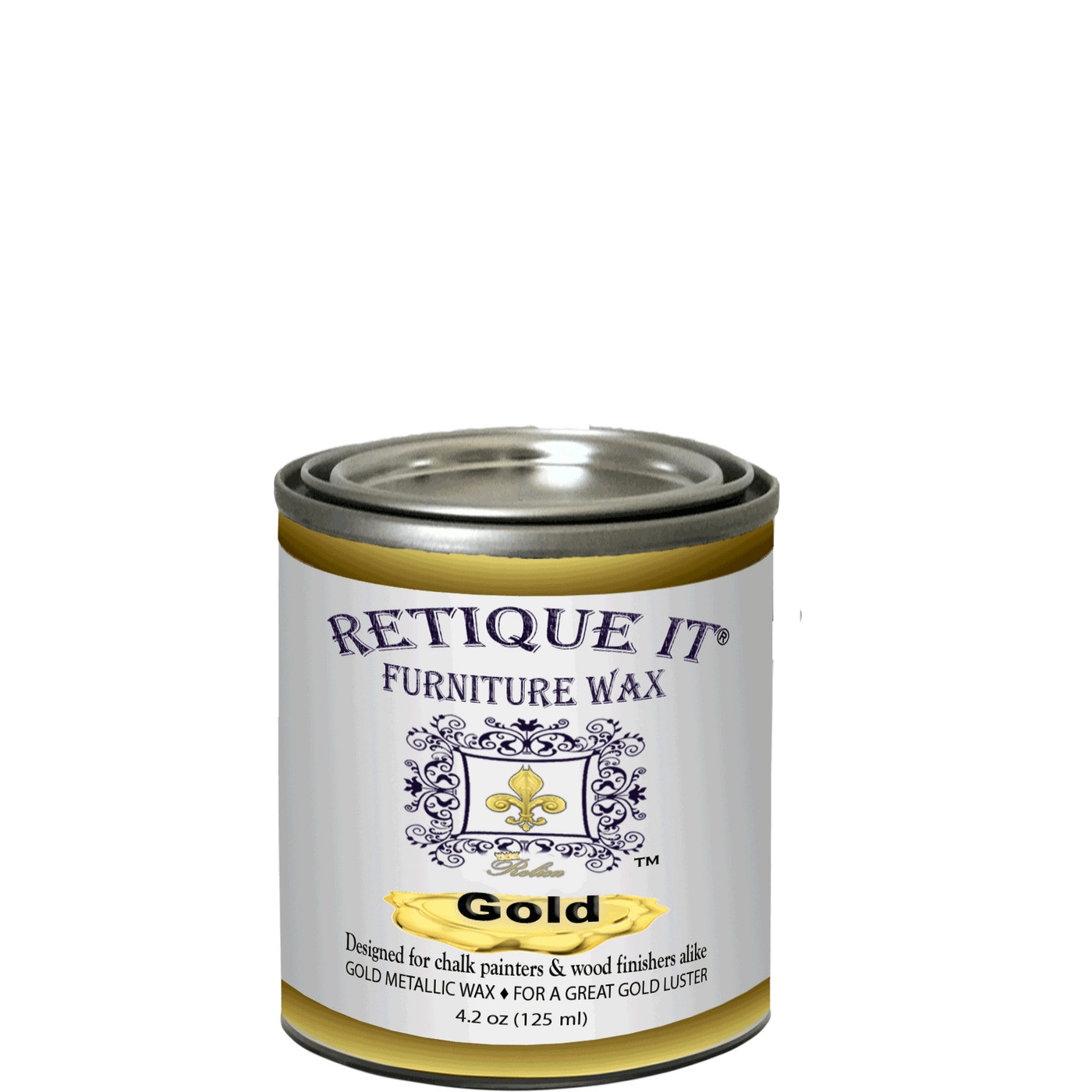Retique It Furniture Wax 4oz Gold Wax